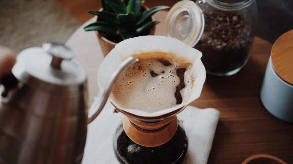 Photo of Chemex coffee brewing — Non-Toxic Gift Guide: The Simple Wellness Boost for Your Loved Ones